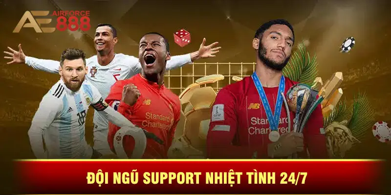 Đội Ngũ Support Nhiệt Tình 24/7